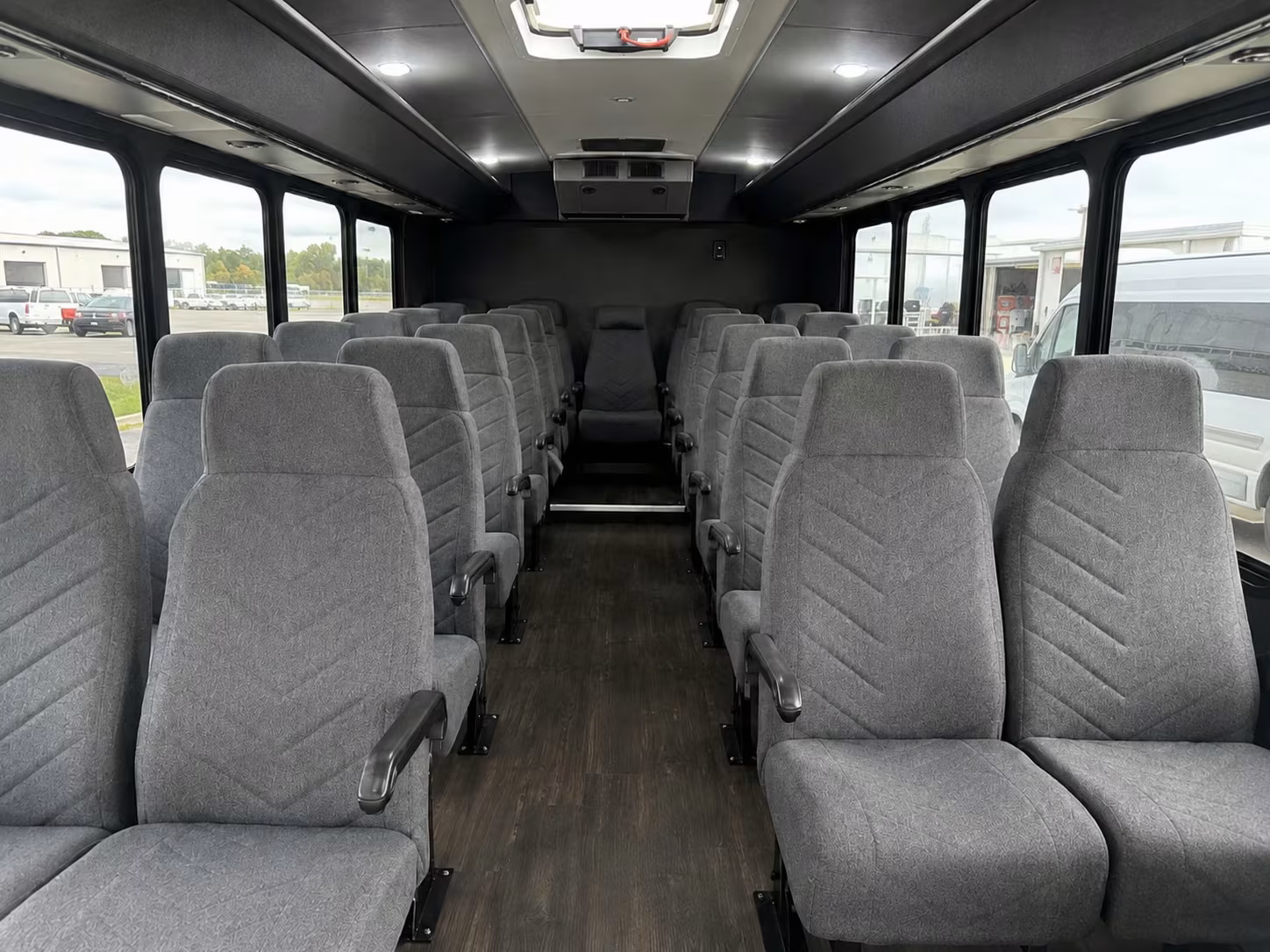 15 passenger minibus inside