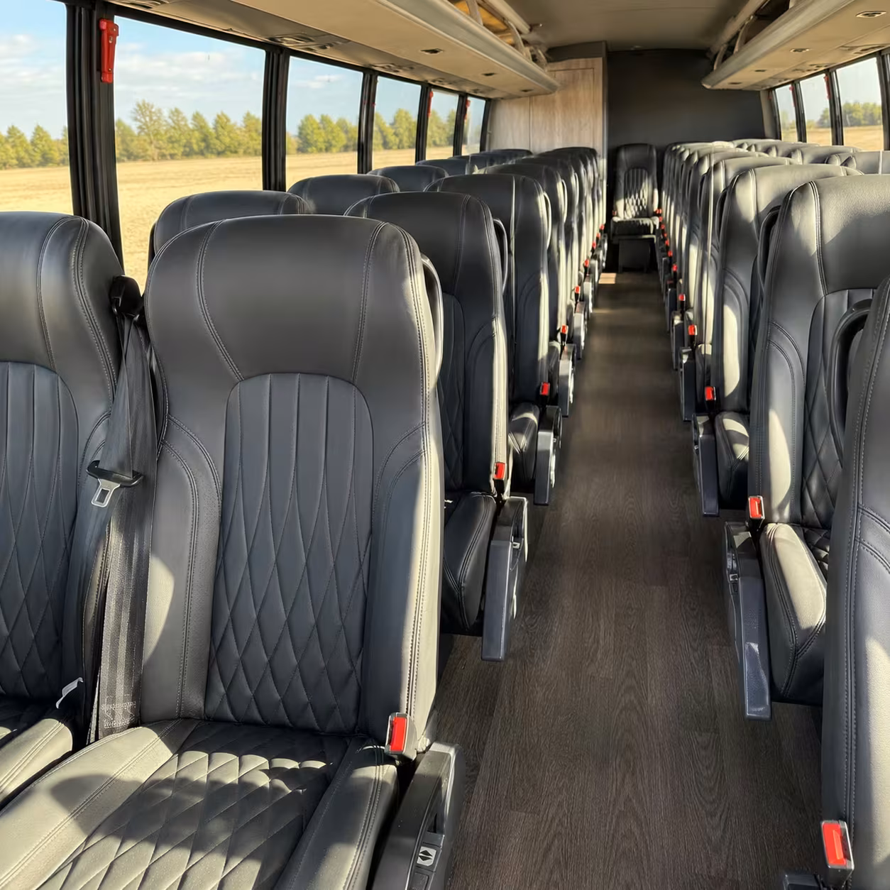 28 passenger minibus inside