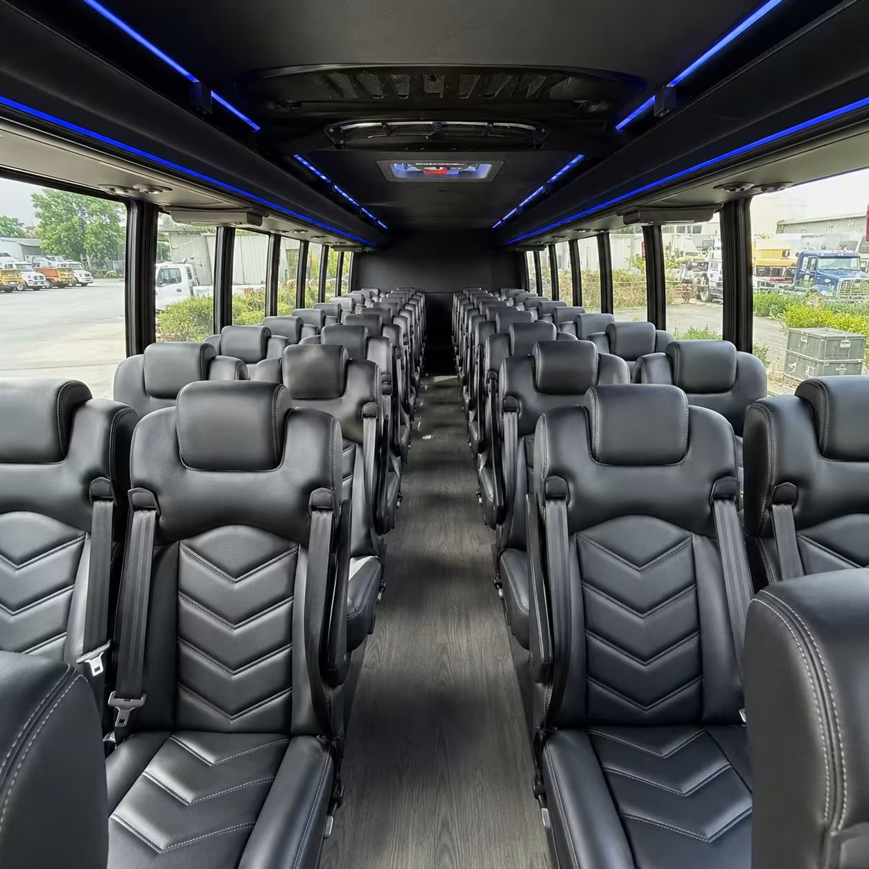 30 passenger minibus inside