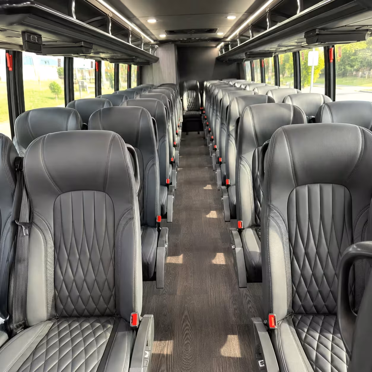 35 passenger minibus inside