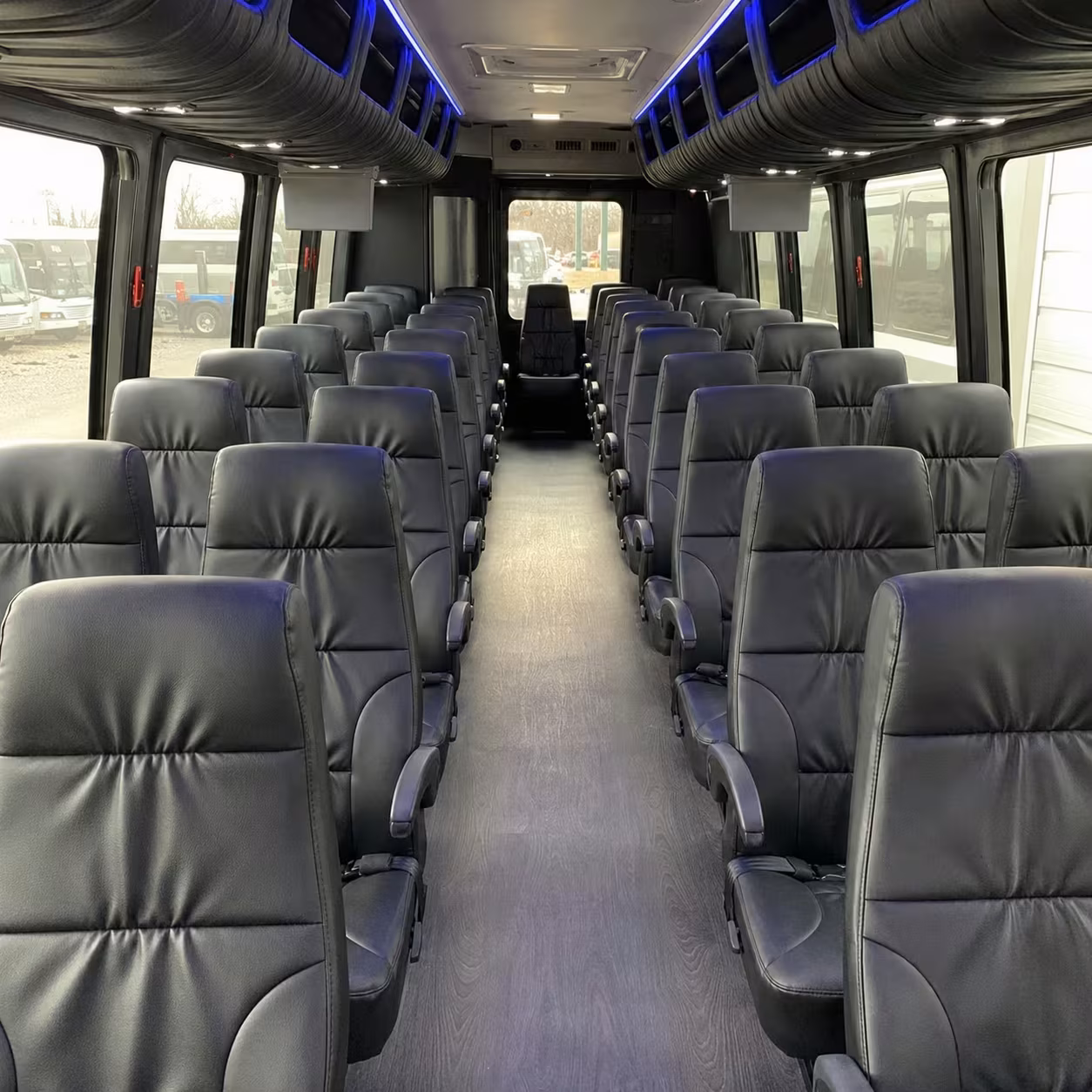 35 passenger minibus interior