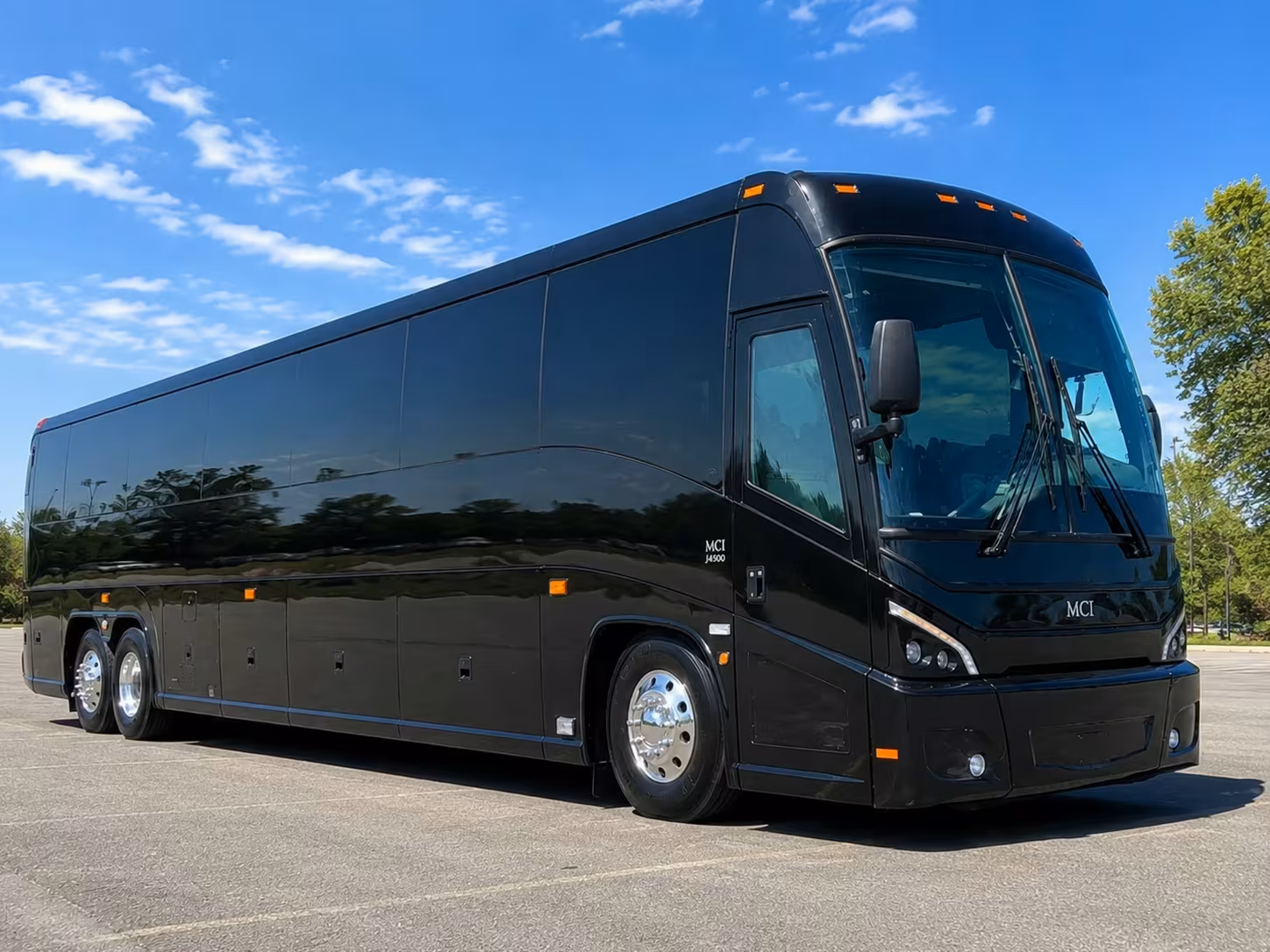 56 passenger charter bus