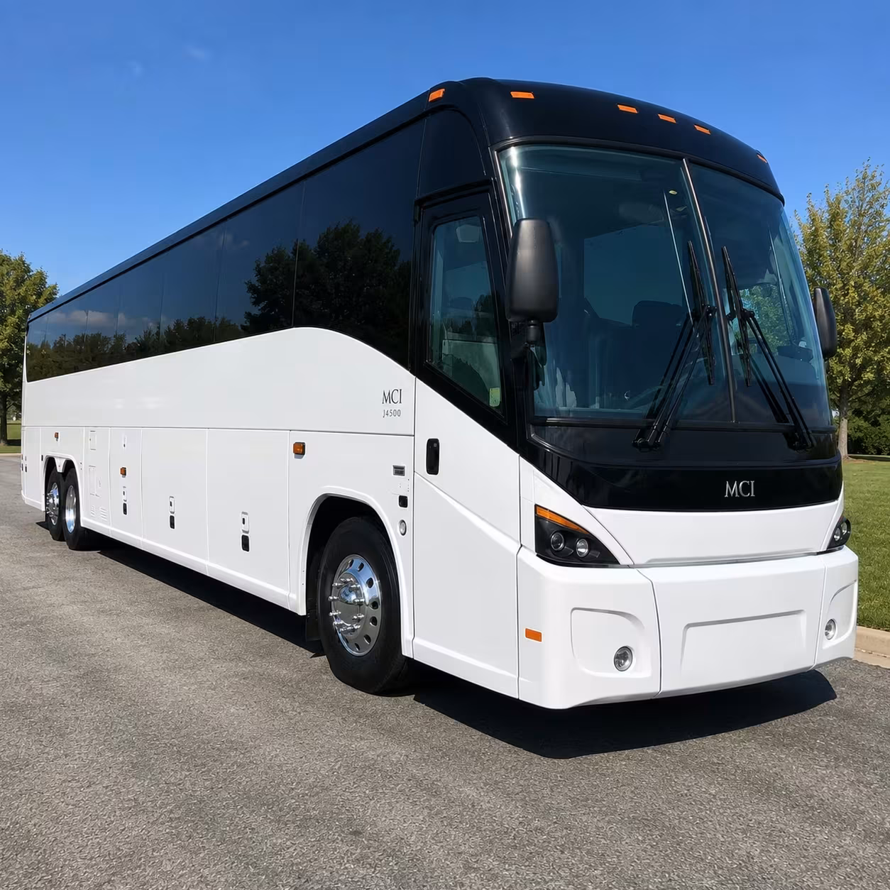 rent buses for custom carson employee commute routes