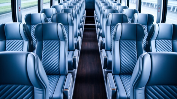 50 passenger charter bus interior