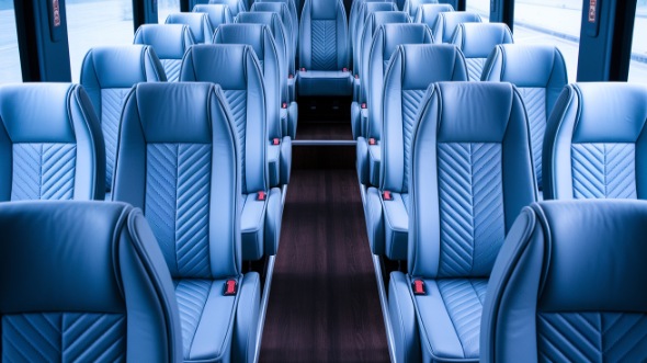 carson 18 passenger minibus interior