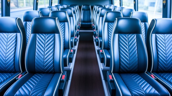 carson 20 passenger minibus inside