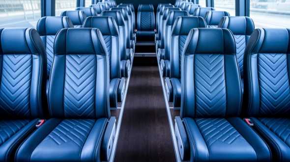 carson 25 passenger minibus inside