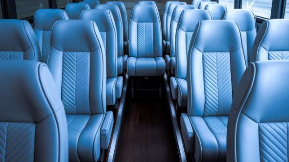 carson 28 passenger minibus interior