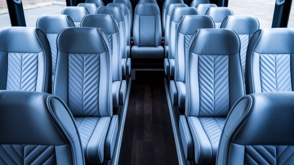 carson 35 passenger minibus inside
