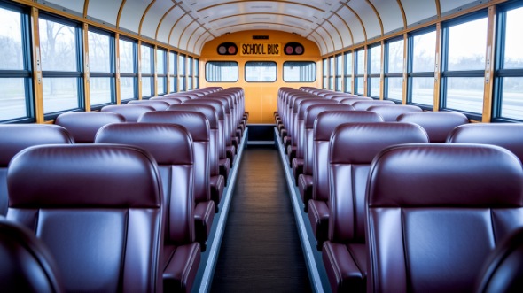 carson school bus rental inside