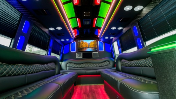 sprinter limo rental interior